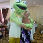 Mum with the Frog!