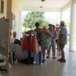 First lot of customers arriving