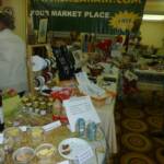 Our stall - shortbread and gingerbread tasters went down a treat!