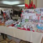 Mum's stall....with my handmade goodies