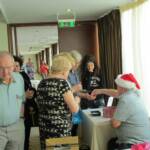 Dad running the tombola on which he rasied a massive €250 for Nowzad!
